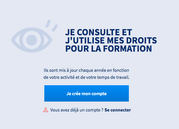 Créer son compte personnel de formation